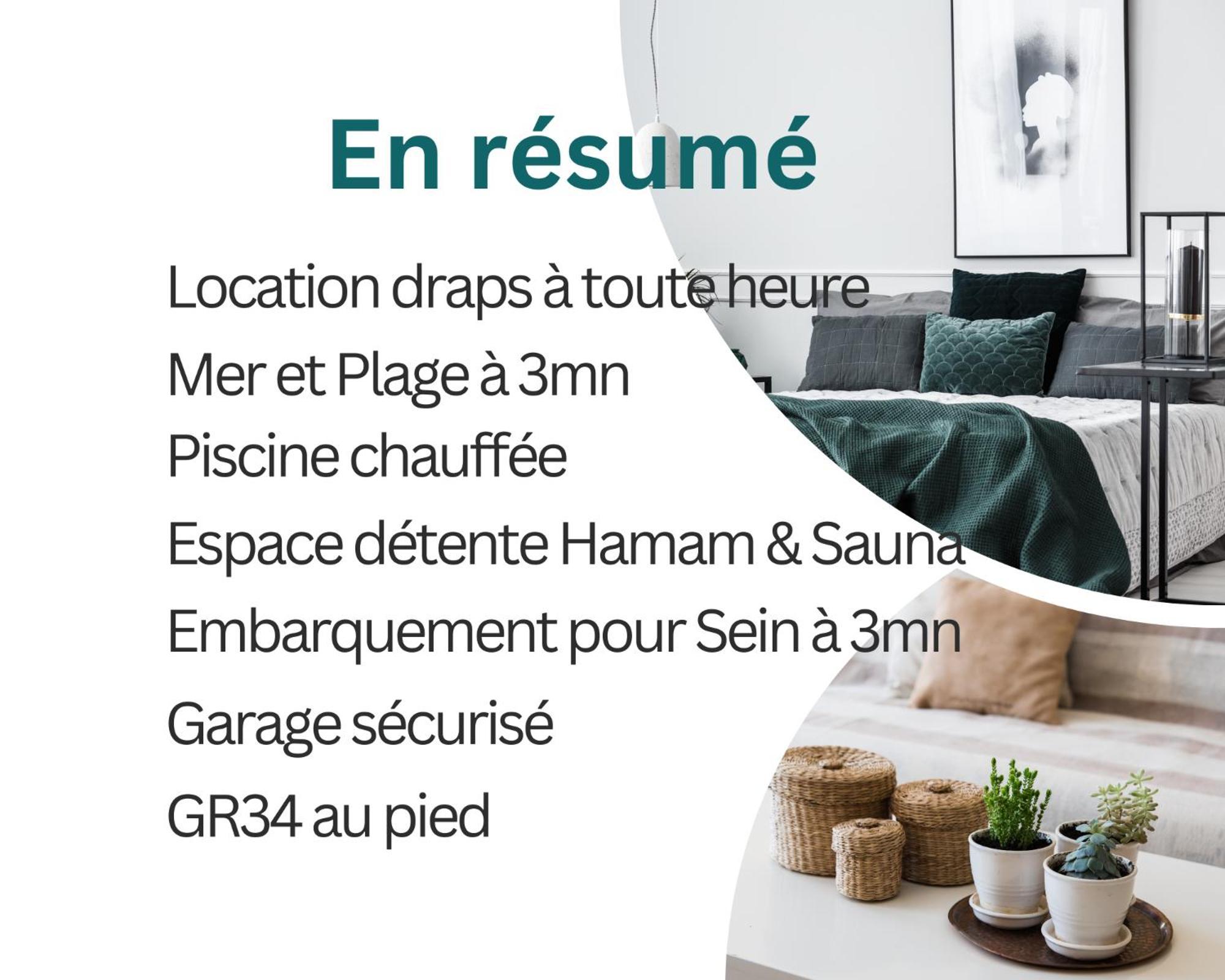 Duplex Vue Mer - Plage A 100M- 4 Lits - Parking Sous Sol Audierne Ngoại thất bức ảnh