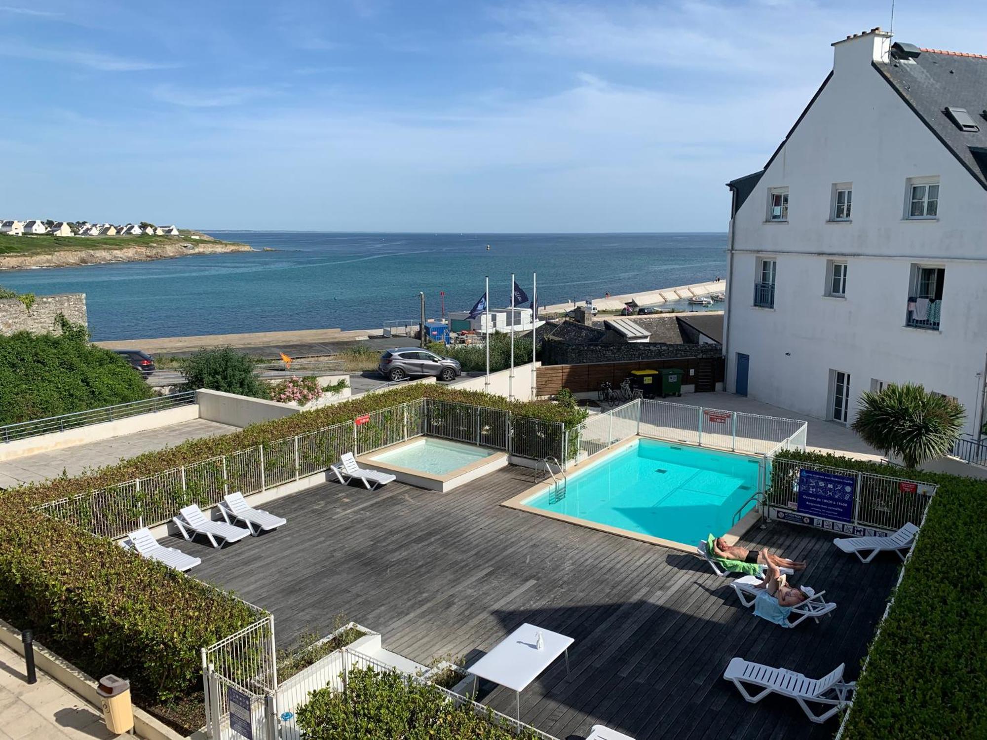 Duplex Vue Mer - Plage A 100M- 4 Lits - Parking Sous Sol Audierne Ngoại thất bức ảnh